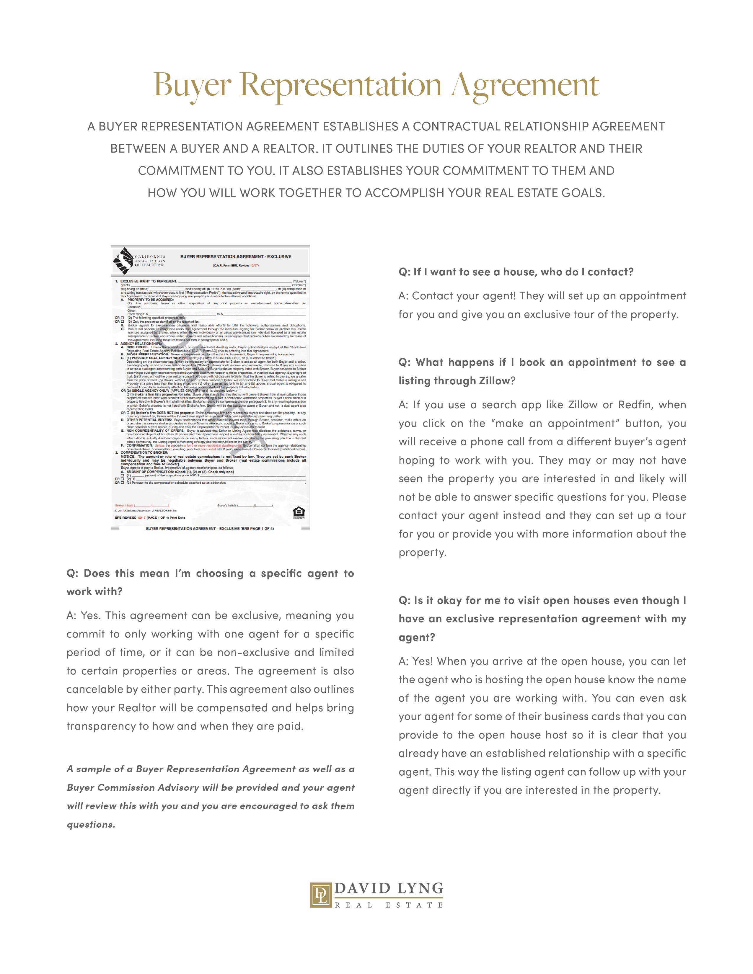 Buyer Representation Agreement